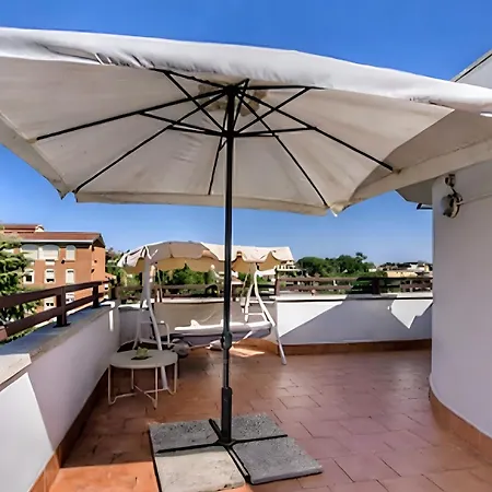 Gianicolo Wonder Terrace Lägenhet *